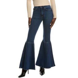 Maje Womens  Bell-Bottom Jean, Blue